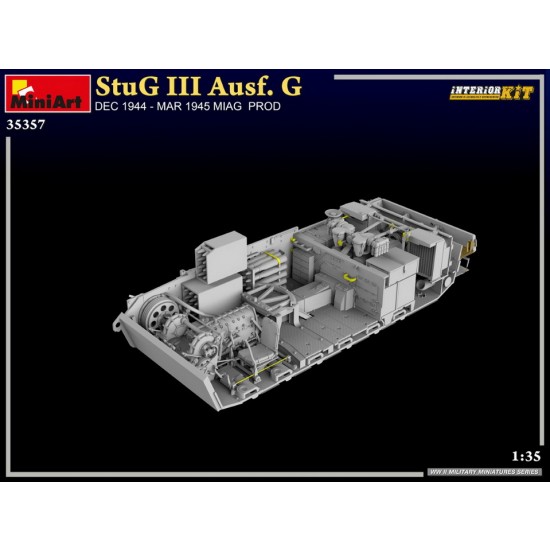 1/35 Stug III Ausf. G Dec 1944, Mar 1945 MIAG Production [Interior Kit]