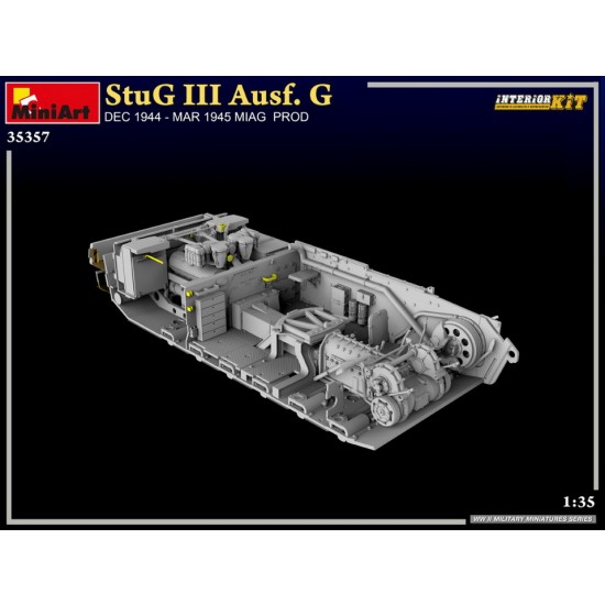 1/35 Stug III Ausf. G Dec 1944, Mar 1945 MIAG Production [Interior Kit]