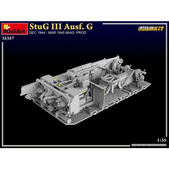 1/35 Stug III Ausf. G Dec 1944, Mar 1945 MIAG Production [Interior Kit]