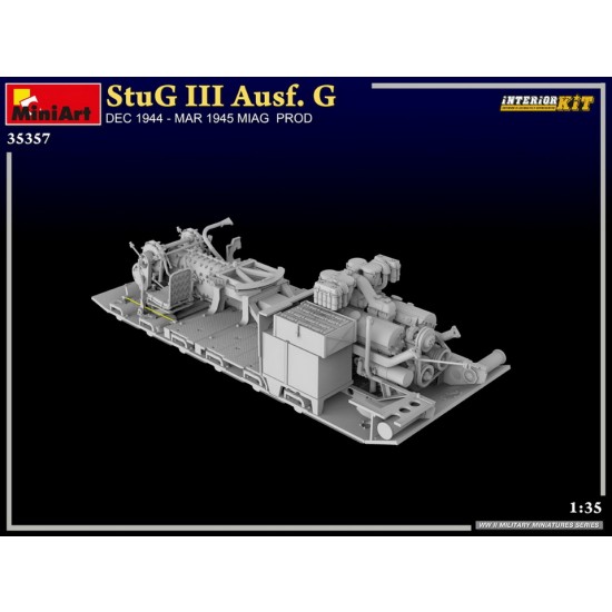 1/35 Stug III Ausf. G Dec 1944, Mar 1945 MIAG Production [Interior Kit]