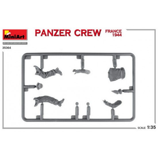 1/35 Panzer Crew, France 1944 (4 figures) 1/35 Panzer Crew, France 1944 (4 figures)