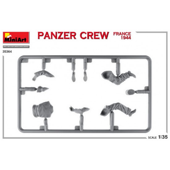 1/35 Panzer Crew, France 1944 (4 figures) 1/35 Panzer Crew, France 1944 (4 figures)
