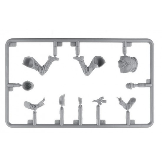 1/35 German Tank Riders Set #2 (4 figures w/weapons & equipment) 1/35 German Tank Riders Set #2 (4 figures w/weapons & equipment)