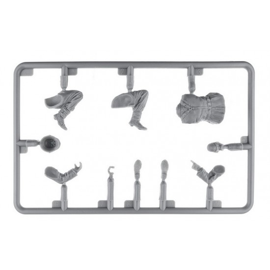 1/35 German Tank Riders Set #2 (4 figures w/weapons & equipment) 1/35 German Tank Riders Set #2 (4 figures w/weapons & equipment)