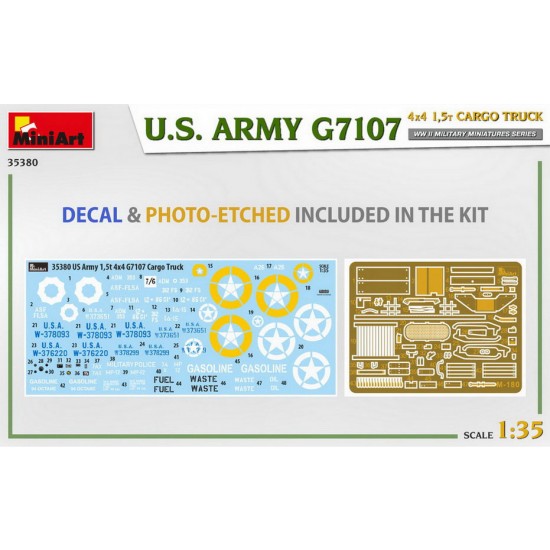 1/35 US Army G7107 4x4 1.5t Cargo Truck 1/35 US Army G7107 4x4 1.5t Cargo Truck