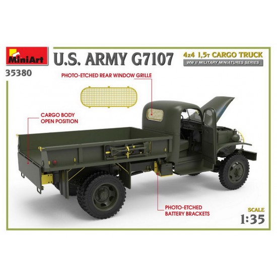 1/35 US Army G7107 4x4 1.5t Cargo Truck 1/35 US Army G7107 4x4 1.5t Cargo Truck