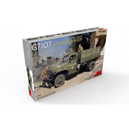 1/35 1.5t 4x4 G7107 Cargo Truck w/Wooden Body 1/35 1.5t 4x4 G7107 Cargo Truck w/Wooden Body