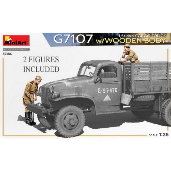 1/35 1.5t 4x4 G7107 Cargo Truck w/Wooden Body 1/35 1.5t 4x4 G7107 Cargo Truck w/Wooden Body
