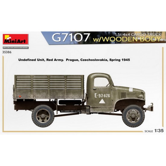 1/35 1.5t 4x4 G7107 Cargo Truck w/Wooden Body 1/35 1.5t 4x4 G7107 Cargo Truck w/Wooden Body