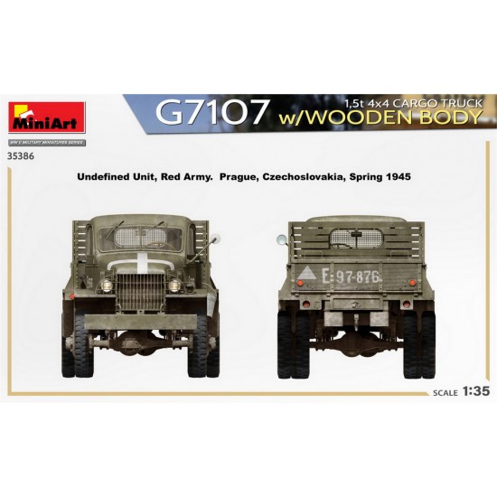 1/35 1.5t 4x4 G7107 Cargo Truck w/Wooden Body 1/35 1.5t 4x4 G7107 Cargo Truck w/Wooden Body
