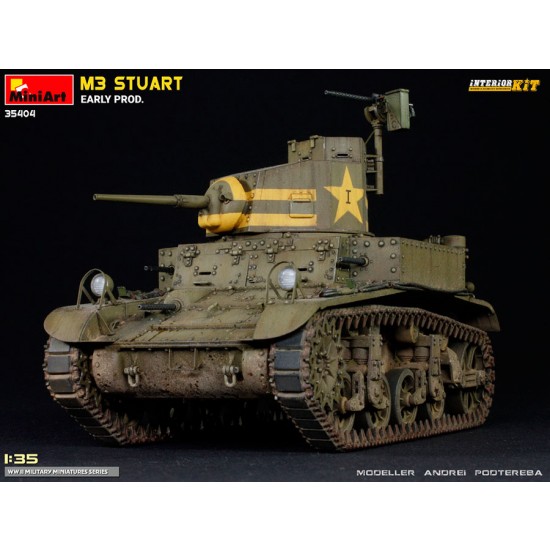 1/35 M3 Stuart Early Production [Interior Kit]