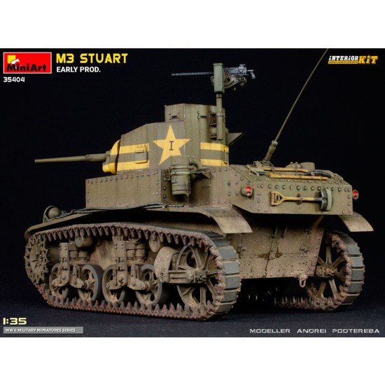 1/35 M3 Stuart Early Production [Interior Kit]
