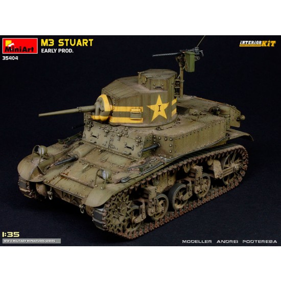 1/35 M3 Stuart Early Production [Interior Kit]