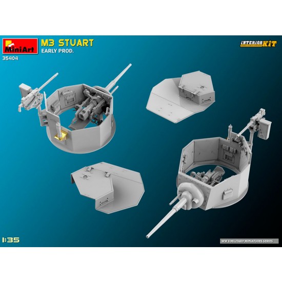 1/35 M3 Stuart Early Production [Interior Kit]