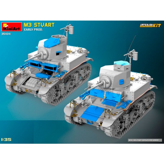 1/35 M3 Stuart Early Production [Interior Kit]