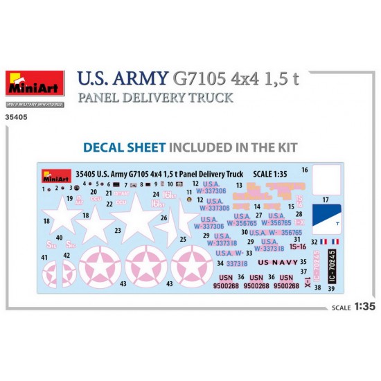 1/35 US Army G7105 4x4 1.5t Panel Delivery Truck 1/35 US Army G7105 4x4 1.5t Panel Delivery Truck
