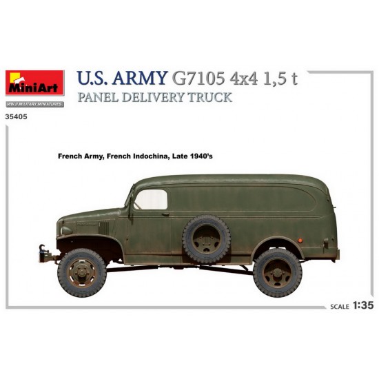 1/35 US Army G7105 4x4 1.5t Panel Delivery Truck 1/35 US Army G7105 4x4 1.5t Panel Delivery Truck