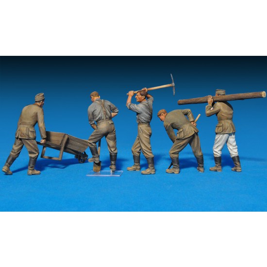 1/35 German Soldiers RAD at Work (5 figures) [Special Edition]