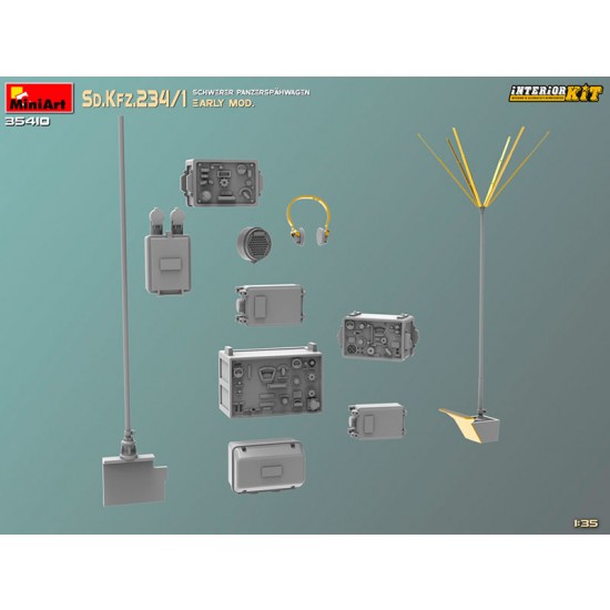 1/35 Sd.Kfz.234/1 Schwerer Panzerspahwagen Early [Interior Kit]
