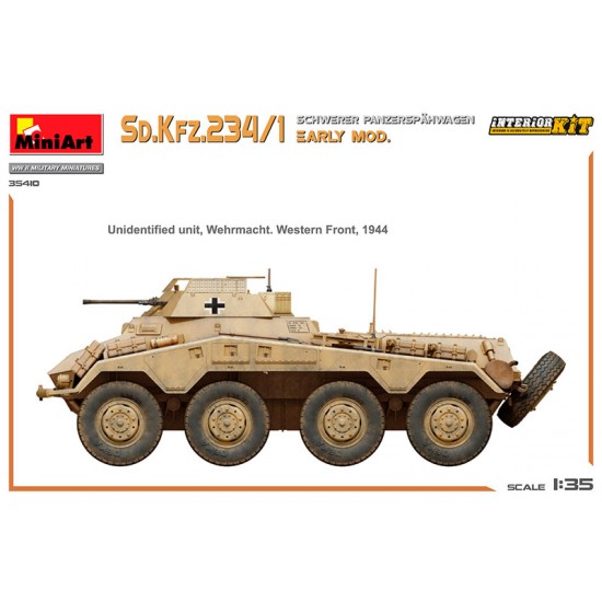 1/35 Sd.Kfz.234/1 Schwerer Panzerspahwagen Early [Interior Kit]