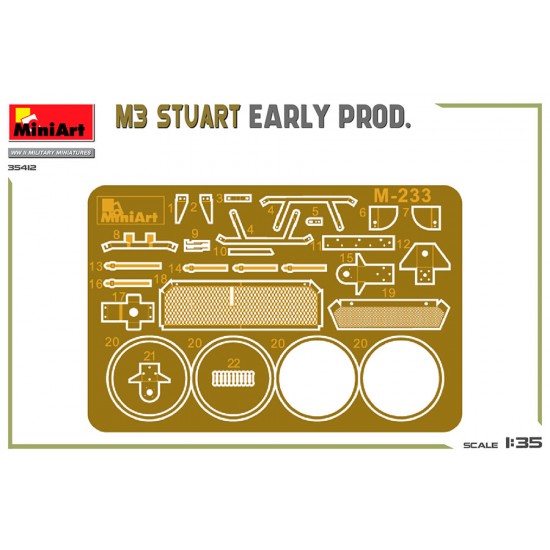 1/35 M3 Stuart Early Production Light Tank 1/35 M3 Stuart Early Production Light Tank