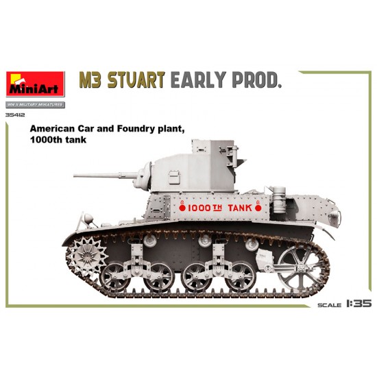 1/35 M3 Stuart Early Production Light Tank 1/35 M3 Stuart Early Production Light Tank