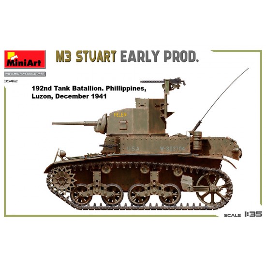 1/35 M3 Stuart Early Production Light Tank 1/35 M3 Stuart Early Production Light Tank