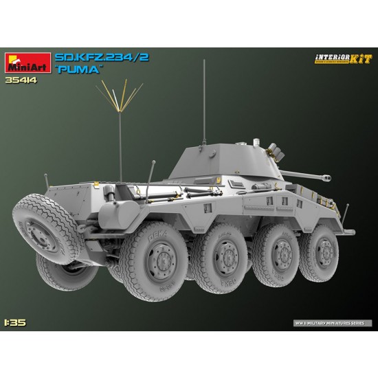 1/35 SdKfz.234/2 Puma Full Interior Kit 1/35 SdKfz.234/2 Puma Full Interior Kit