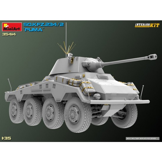 1/35 SdKfz.234/2 Puma Full Interior Kit 1/35 SdKfz.234/2 Puma Full Interior Kit