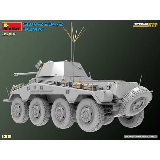 1/35 SdKfz.234/2 Puma Full Interior Kit 1/35 SdKfz.234/2 Puma Full Interior Kit