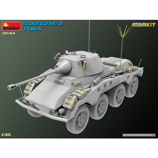 1/35 SdKfz.234/2 Puma Full Interior Kit 1/35 SdKfz.234/2 Puma Full Interior Kit