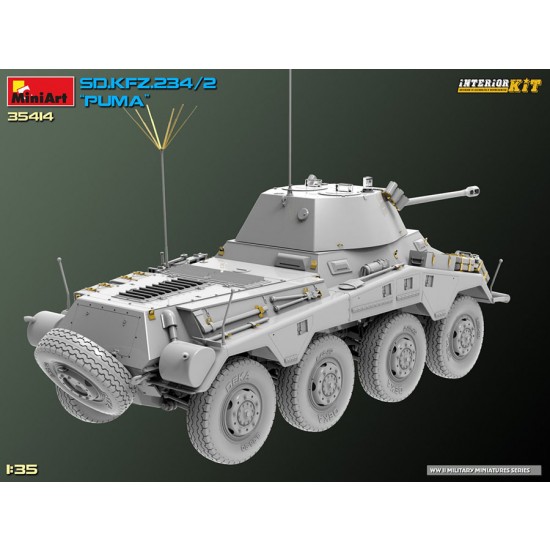 1/35 SdKfz.234/2 Puma Full Interior Kit 1/35 SdKfz.234/2 Puma Full Interior Kit