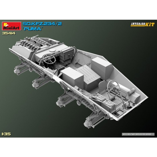 1/35 SdKfz.234/2 Puma Full Interior Kit 1/35 SdKfz.234/2 Puma Full Interior Kit