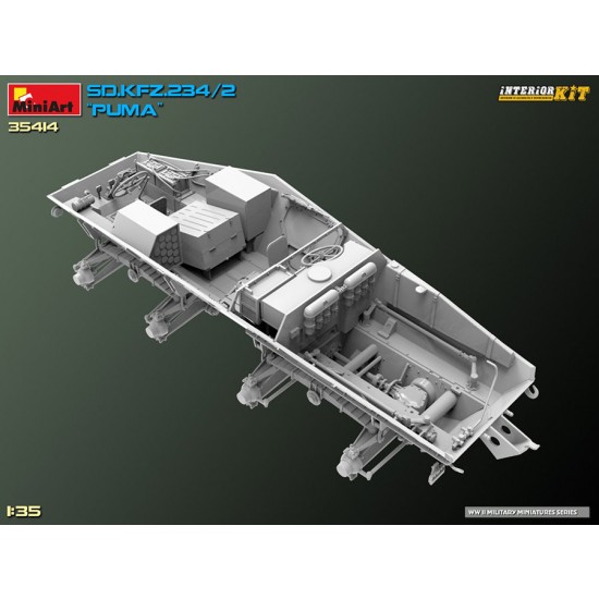 1/35 SdKfz.234/2 Puma Full Interior Kit 1/35 SdKfz.234/2 Puma Full Interior Kit