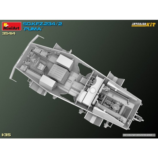 1/35 SdKfz.234/2 Puma Full Interior Kit 1/35 SdKfz.234/2 Puma Full Interior Kit