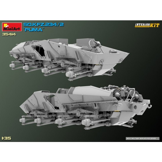 1/35 SdKfz.234/2 Puma Full Interior Kit 1/35 SdKfz.234/2 Puma Full Interior Kit