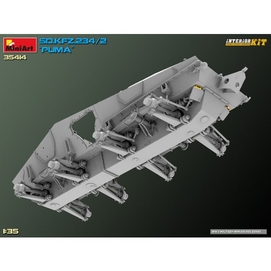 1/35 SdKfz.234/2 Puma Full Interior Kit 1/35 SdKfz.234/2 Puma Full Interior Kit