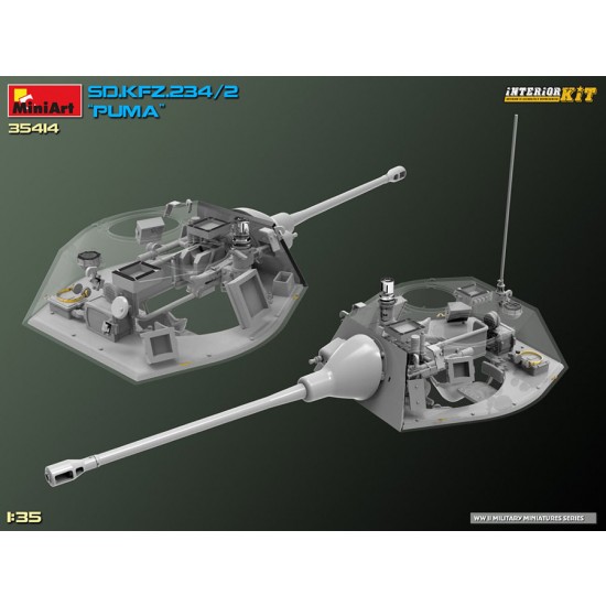 1/35 SdKfz.234/2 Puma Full Interior Kit 1/35 SdKfz.234/2 Puma Full Interior Kit