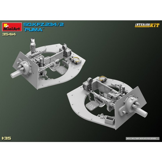 1/35 SdKfz.234/2 Puma Full Interior Kit 1/35 SdKfz.234/2 Puma Full Interior Kit