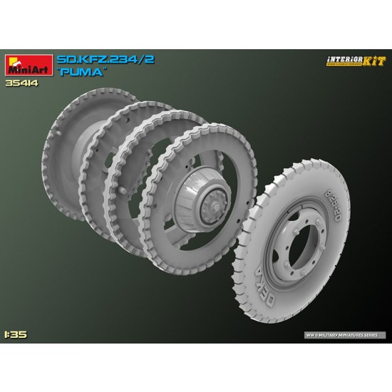 1/35 SdKfz.234/2 Puma Full Interior Kit 1/35 SdKfz.234/2 Puma Full Interior Kit