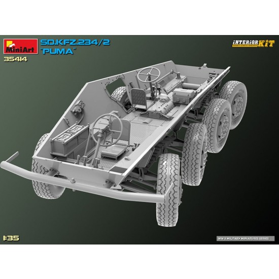1/35 SdKfz.234/2 Puma Full Interior Kit 1/35 SdKfz.234/2 Puma Full Interior Kit