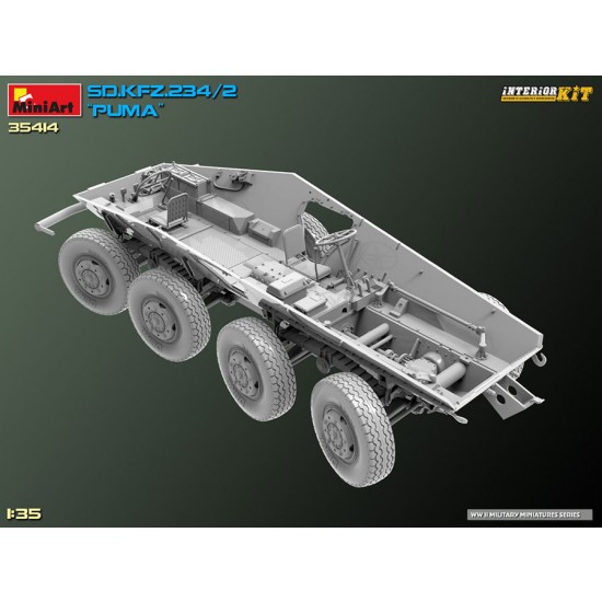 1/35 SdKfz.234/2 Puma Full Interior Kit 1/35 SdKfz.234/2 Puma Full Interior Kit