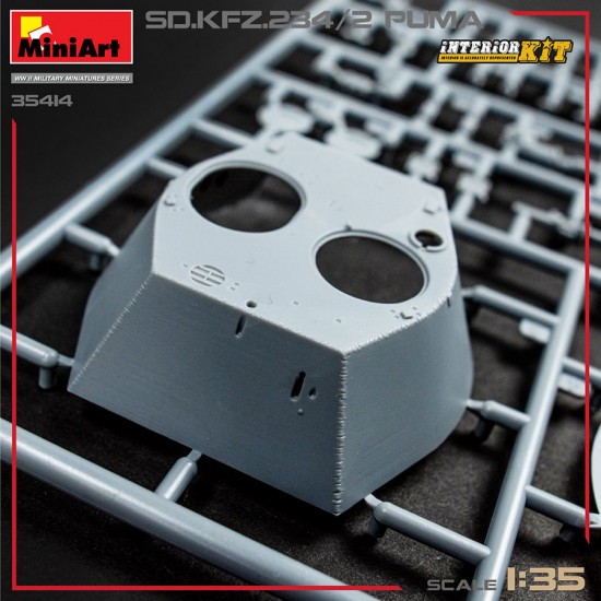 1/35 SdKfz.234/2 Puma Full Interior Kit 1/35 SdKfz.234/2 Puma Full Interior Kit