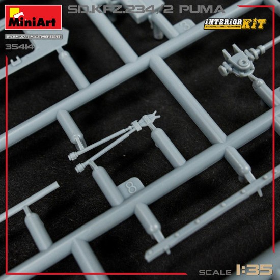 1/35 SdKfz.234/2 Puma Full Interior Kit 1/35 SdKfz.234/2 Puma Full Interior Kit