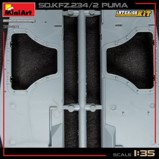 1/35 SdKfz.234/2 Puma Full Interior Kit 1/35 SdKfz.234/2 Puma Full Interior Kit
