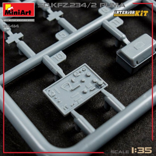 1/35 SdKfz.234/2 Puma Full Interior Kit 1/35 SdKfz.234/2 Puma Full Interior Kit