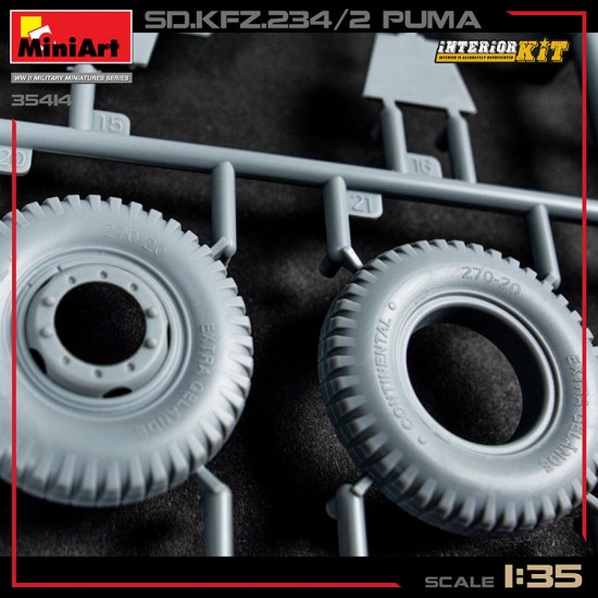 1/35 SdKfz.234/2 Puma Full Interior Kit 1/35 SdKfz.234/2 Puma Full Interior Kit