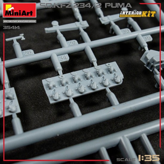 1/35 SdKfz.234/2 Puma Full Interior Kit 1/35 SdKfz.234/2 Puma Full Interior Kit