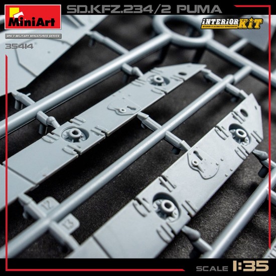 1/35 SdKfz.234/2 Puma Full Interior Kit 1/35 SdKfz.234/2 Puma Full Interior Kit