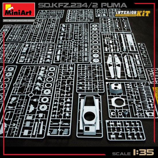 1/35 SdKfz.234/2 Puma Full Interior Kit 1/35 SdKfz.234/2 Puma Full Interior Kit
